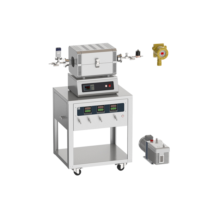 Mini CVD tube furnace for preparing graphene