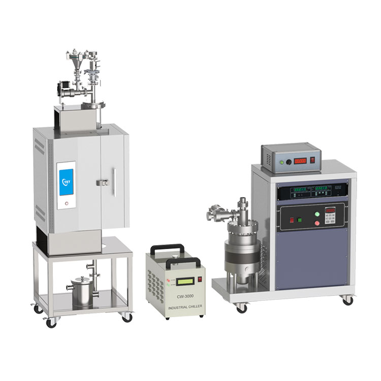 Ultrasonic Spray Pyrolysis Furnace with Spray Nozzle and Powder Feeder