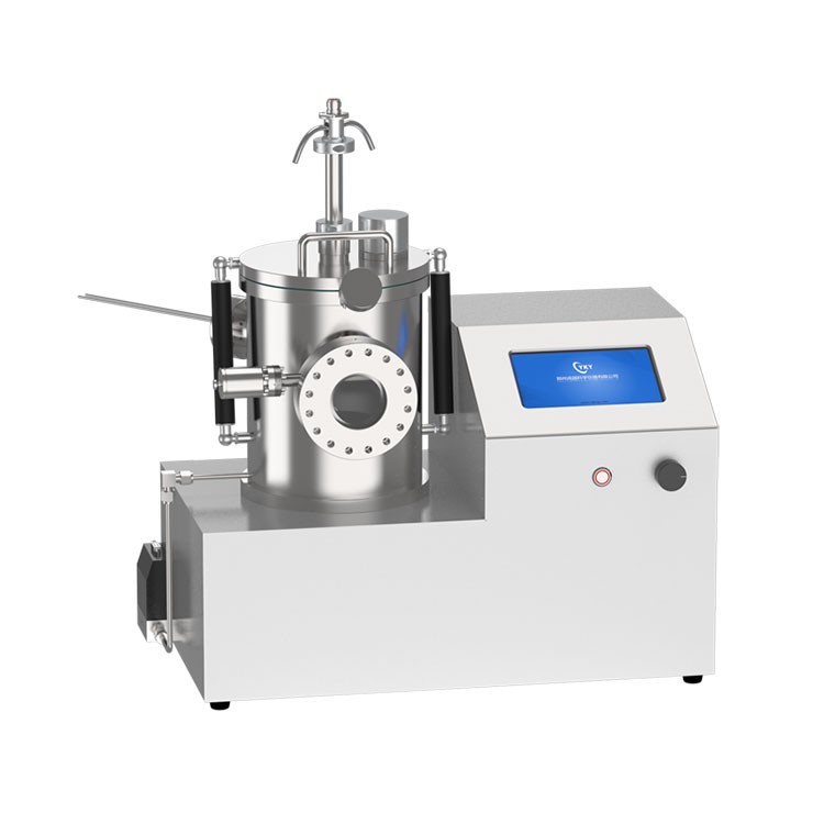 Desktop single-target magnetron sputtering coater with stainless steel cavity