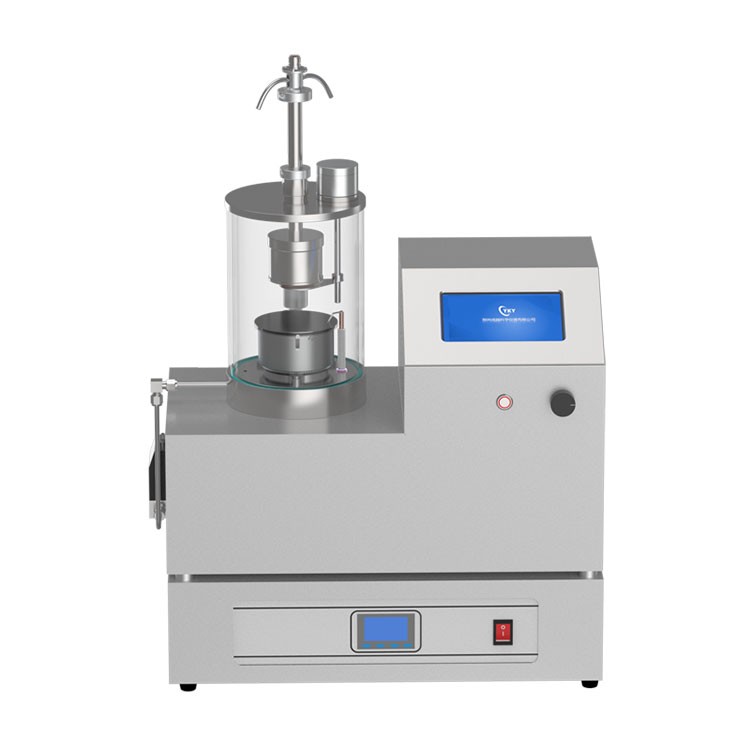 Desktop single-target magnetron coater with bias voltage