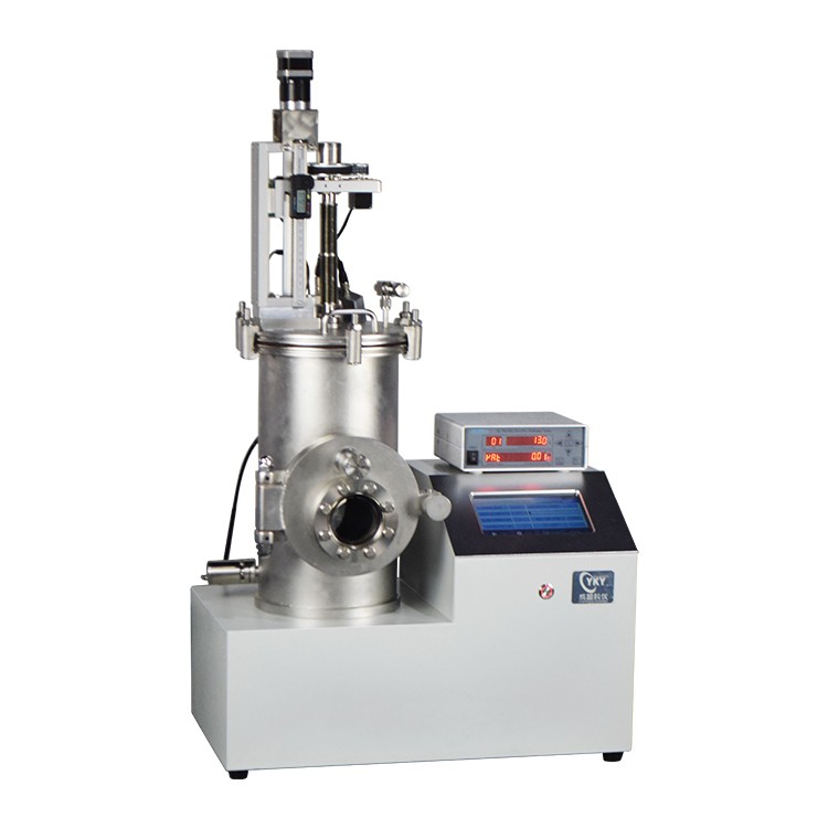 Desktop thermal evaporation coater with electric lifting sample platform