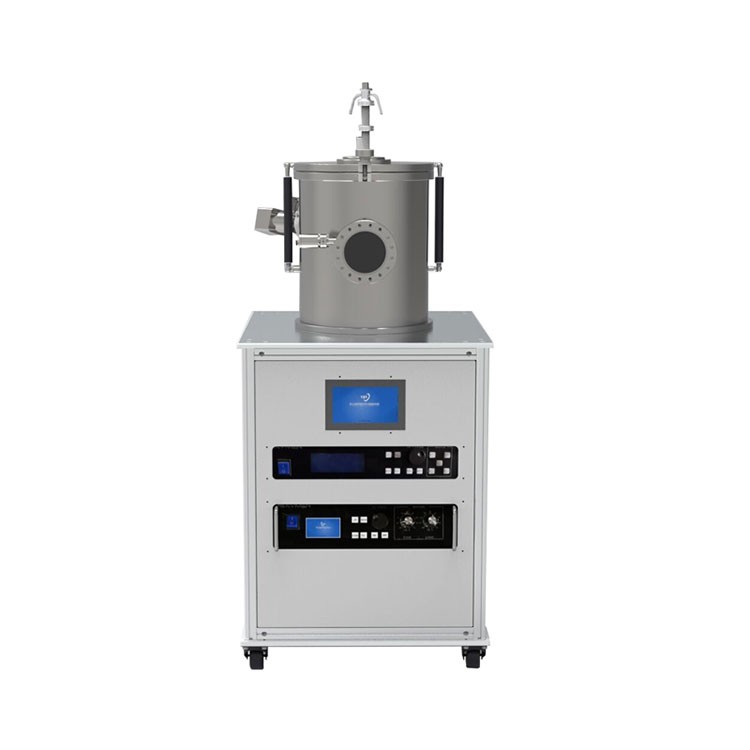 Single target DC magnetron sputtering coater