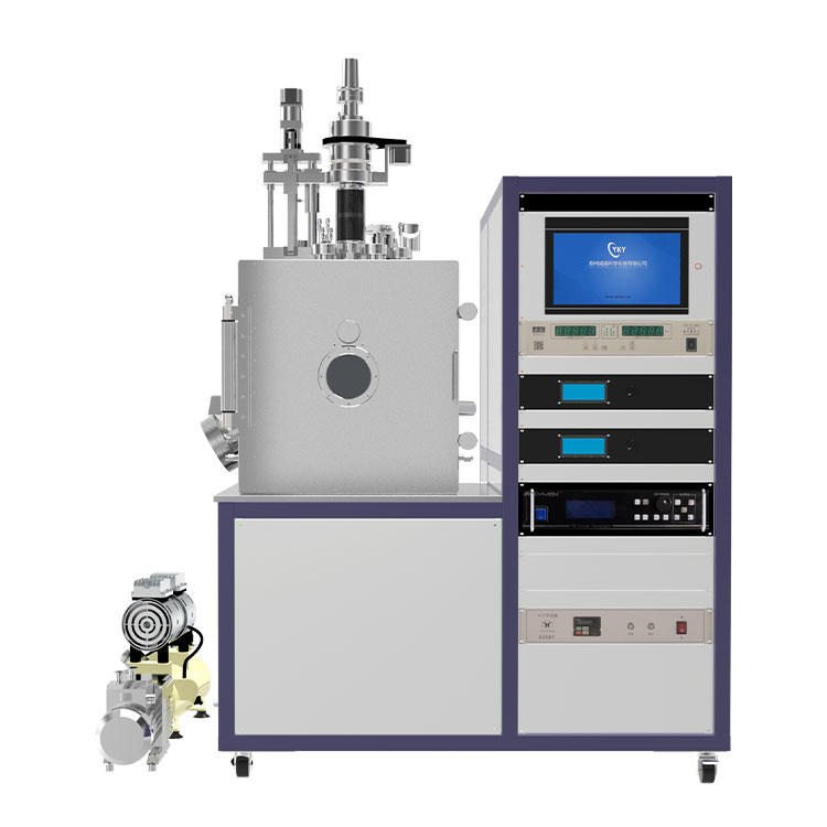 Magnetron sputtering coater instrument with adjustable distance between magnetron target and sample stage