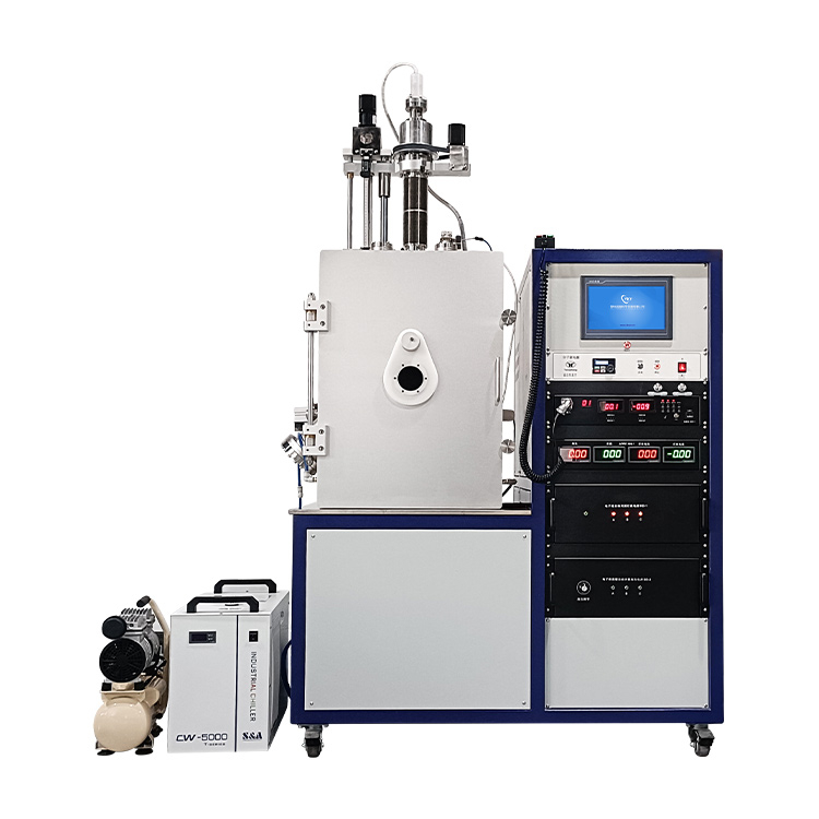 High vacuum electron beam evaporation coating instrument for metal electrodes of two-dimensional materials