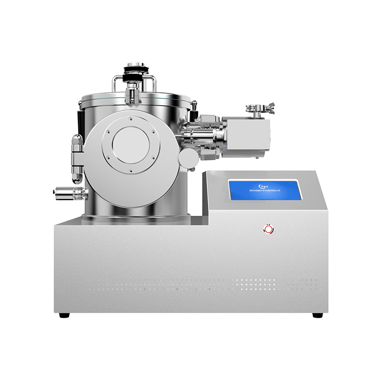 Lab Front door desktop vacuum evaporation coater for coat aluminum film