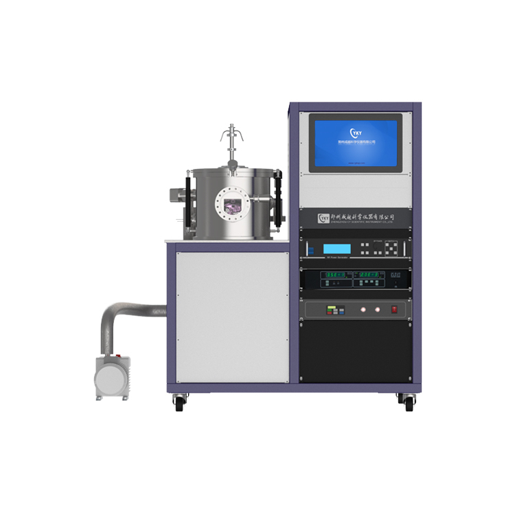 Dual-target magnetron sputtering coater with RF&DC power supply CY-MSH300-II-RFDC-SS