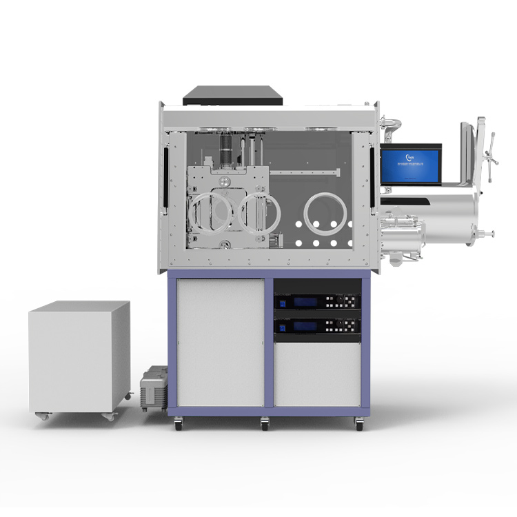 Six source evaporation coater with glove box for Preparation of flexible display