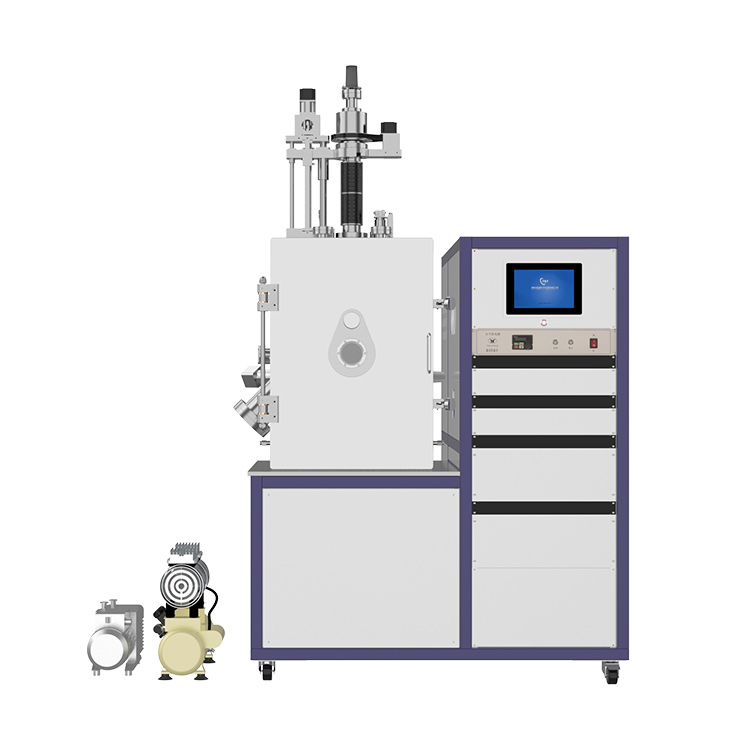 High vacuum electron beam evaporation coating instrument for metal electrodes of two-dimensional materials