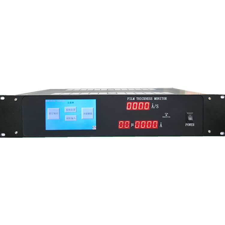 High precision film thickness monitor for high vacuum evaporation coating machine