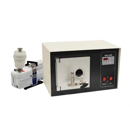 Medium plasma cleaner with vacuum pump