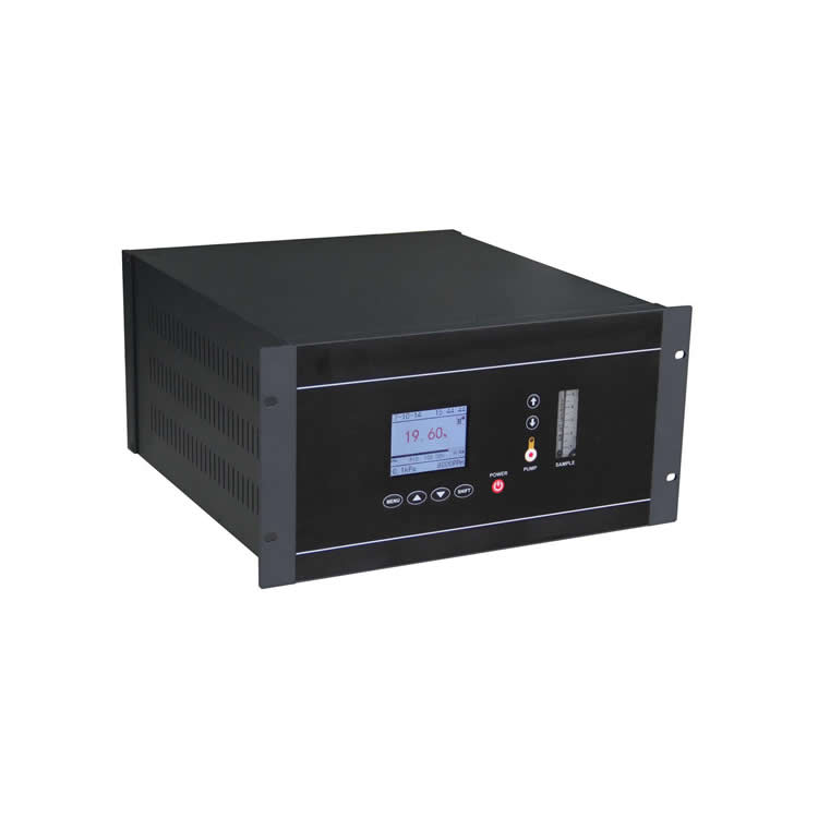 Online close-loop control oxygen analyzer