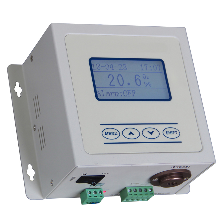 Ion current oxygen monitor